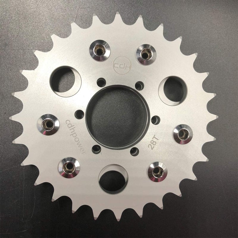 CDHpower Disc Brake Rotor Adapter and 28T sprocket for Gas Motorized Bicycle 48cc/66cc/80cc - Image 2